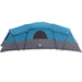 Gezinstent met dak met opslag Blauw 762 x 655 x 218 cm taft