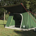 Camping Tent met dak met opslag Groen 282 x 225 x 154 cm taft