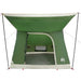 Camping Tent met dak met opslag Groen 282 x 225 x 154 cm taft