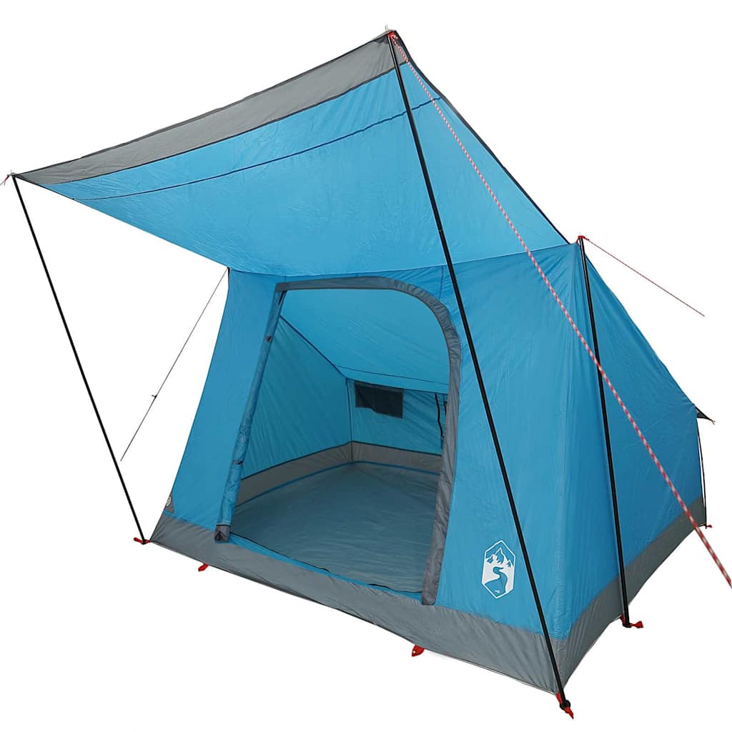 Camping Tent met dak met opslag Blauw 282 x 225 x 154 cm taft