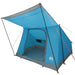 Camping Tent met dak met opslag Blauw 282 x 225 x 154 cm taft