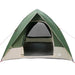 Camping Tent met dak met opslag Groen 320 x 275 x 190 cm taft