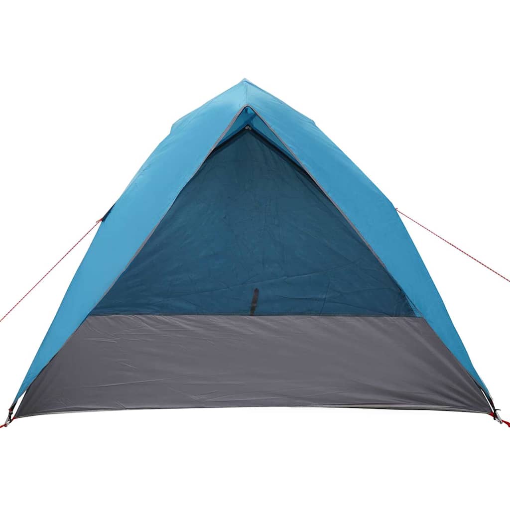 Camping Tent met dak met opslag Blauw 320 x 275 x 190 cm taft