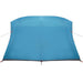 Camping Tent met dak met opslag Blauw 320 x 275 x 190 cm taft