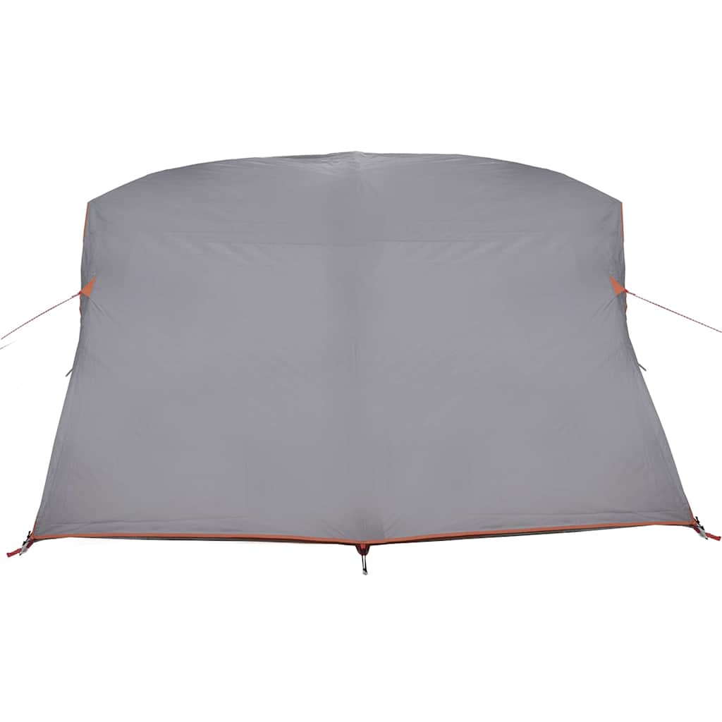 Camping Tent met dak Grijs en Oranje 320 x 275 x 190 cm taft