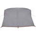 Camping Tent met dak Grijs en Oranje 320 x 275 x 190 cm taft