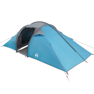 Tunnel tent met dak met opslag Blauw 510 x 240 x 156 cm taft