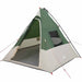 Tipi Tent met dak met opslag Groen 383 x 338 x 217 cm taft
