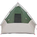 Tipi Tent met dak met opslag Groen 383 x 338 x 217 cm taft
