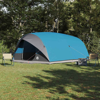 Tunnel tent 10-persoons Waterdicht Blauw taft