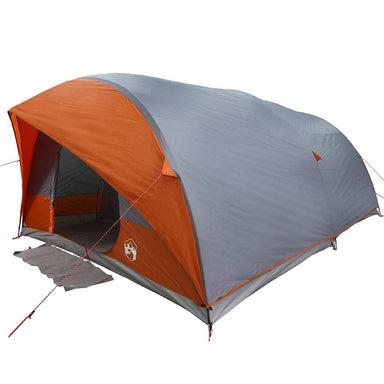 Tunnel tent 10-persoons Waterdicht Grijs en Oranje taft