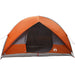 Tunnel tent 10-persoons Waterdicht Grijs en Oranje taft