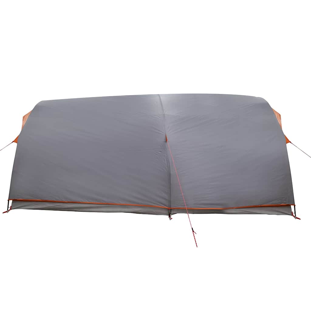 Tunnel tent 10-persoons Waterdicht Grijs en Oranje taft