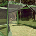 Binnentent met dak met opslag Groen 303 x 303 x 196 cm taft