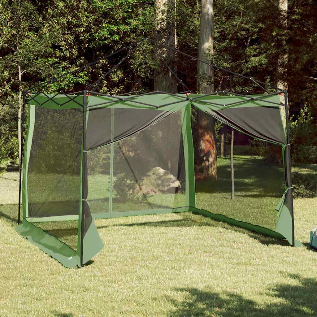 Binnentent met dak met opslag Groen 303 x 303 x 196 cm taft
