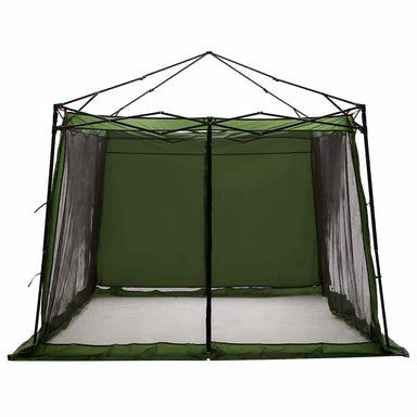 Binnentent met dak met opslag Groen 303 x 303 x 196 cm taft