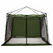 Binnentent met dak met opslag Groen 303 x 303 x 196 cm taft