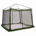 Binnentent met dak met opslag Groen 303 x 303 x 196 cm taft