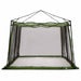 Binnentent met dak met opslag Groen 303 x 303 x 196 cm taft