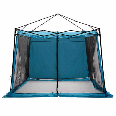 Binnentent met dak met opslag Blauw 303 x 303 x 196 cm taft