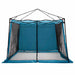 Binnentent met dak met opslag Blauw 303 x 303 x 196 cm taft