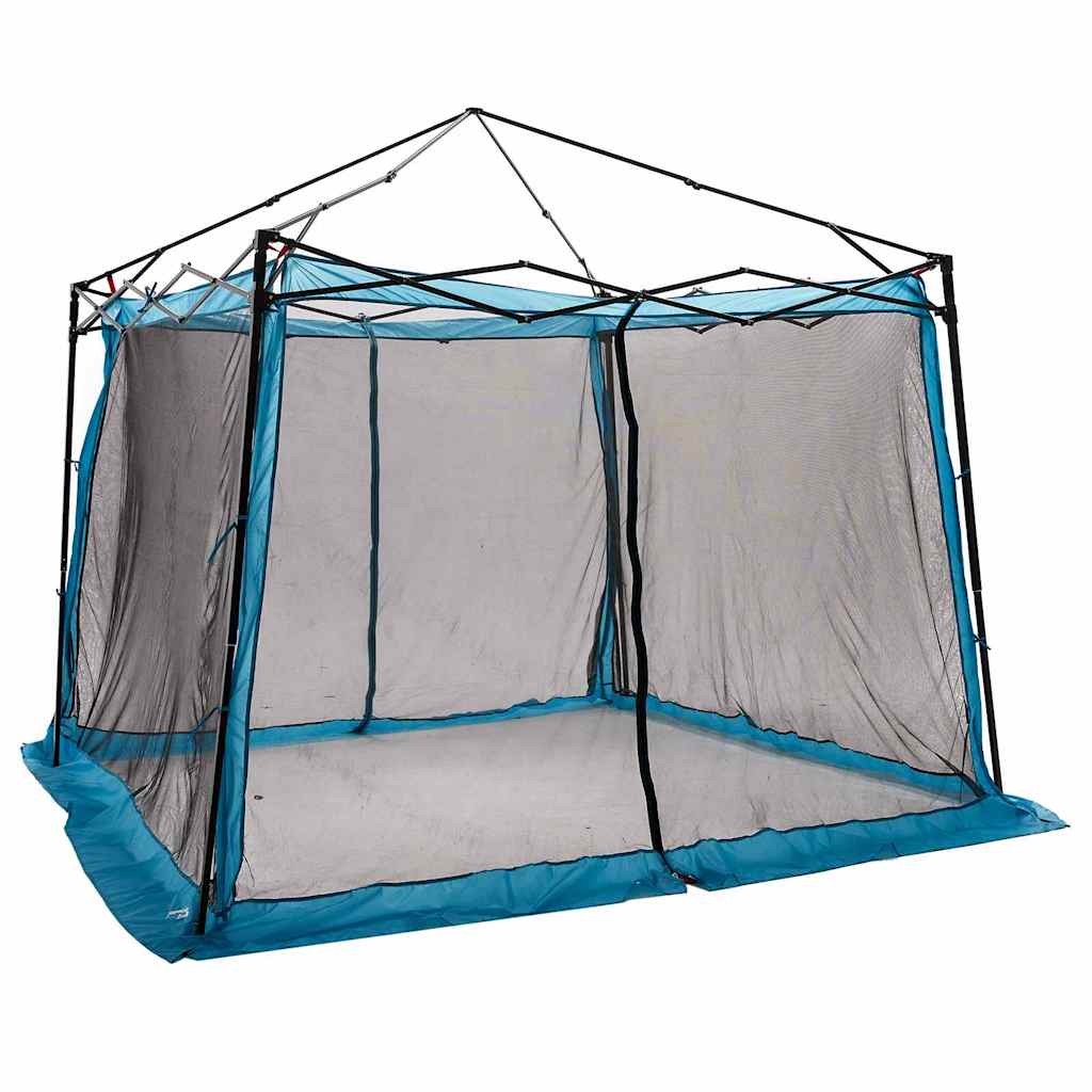 Binnentent met dak met opslag Blauw 303 x 303 x 196 cm taft