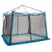 Binnentent met dak met opslag Blauw 303 x 303 x 196 cm taft