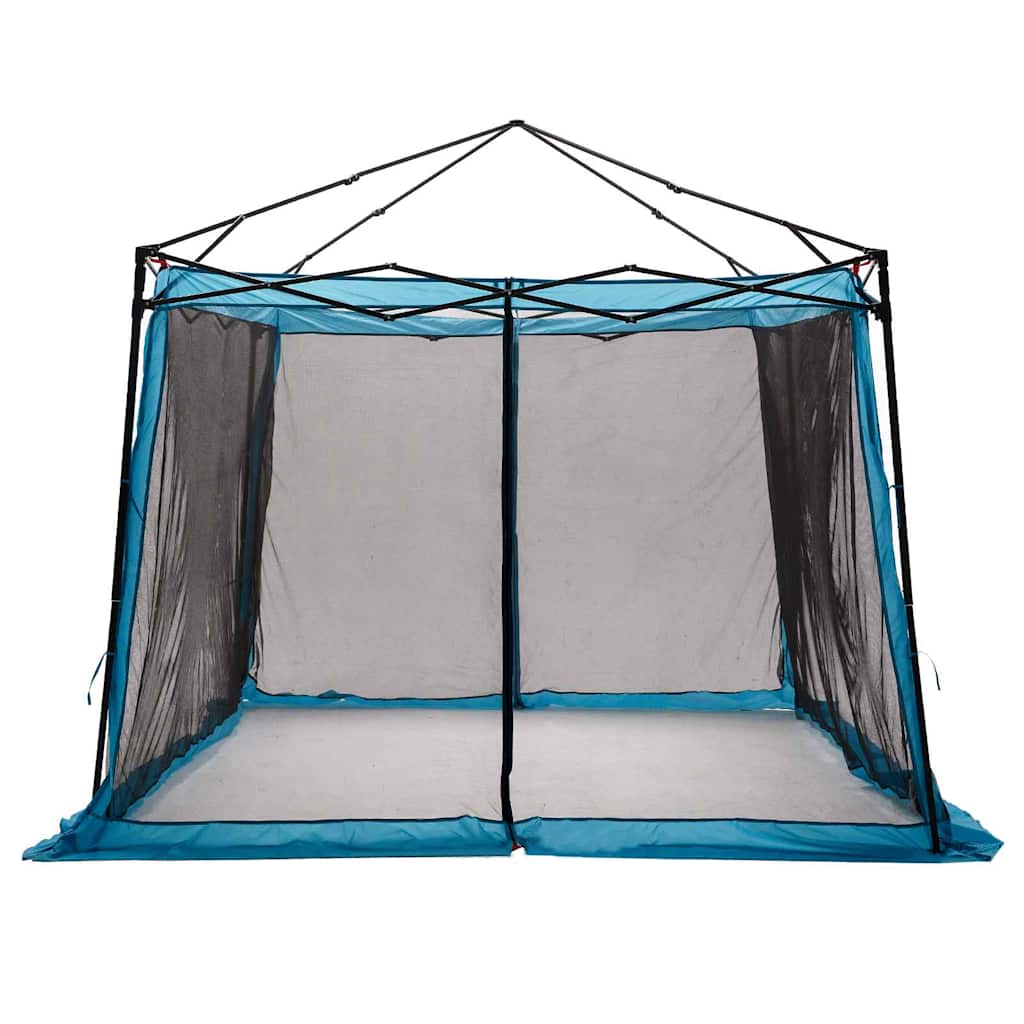 Binnentent met dak met opslag Blauw 303 x 303 x 196 cm taft
