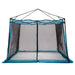 Binnentent met dak met opslag Blauw 303 x 303 x 196 cm taft
