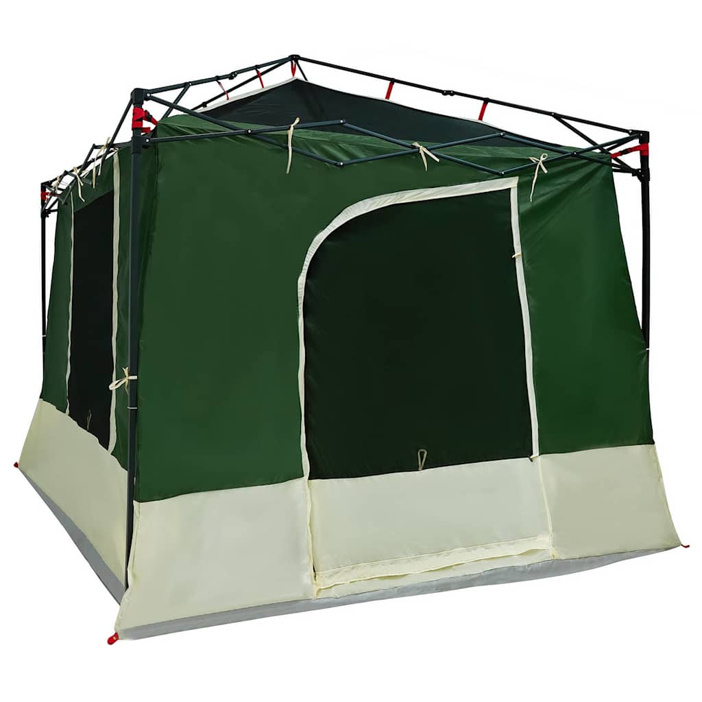 Binnentent met dak met opslag Groen 290 x 288 x 234 cm taft