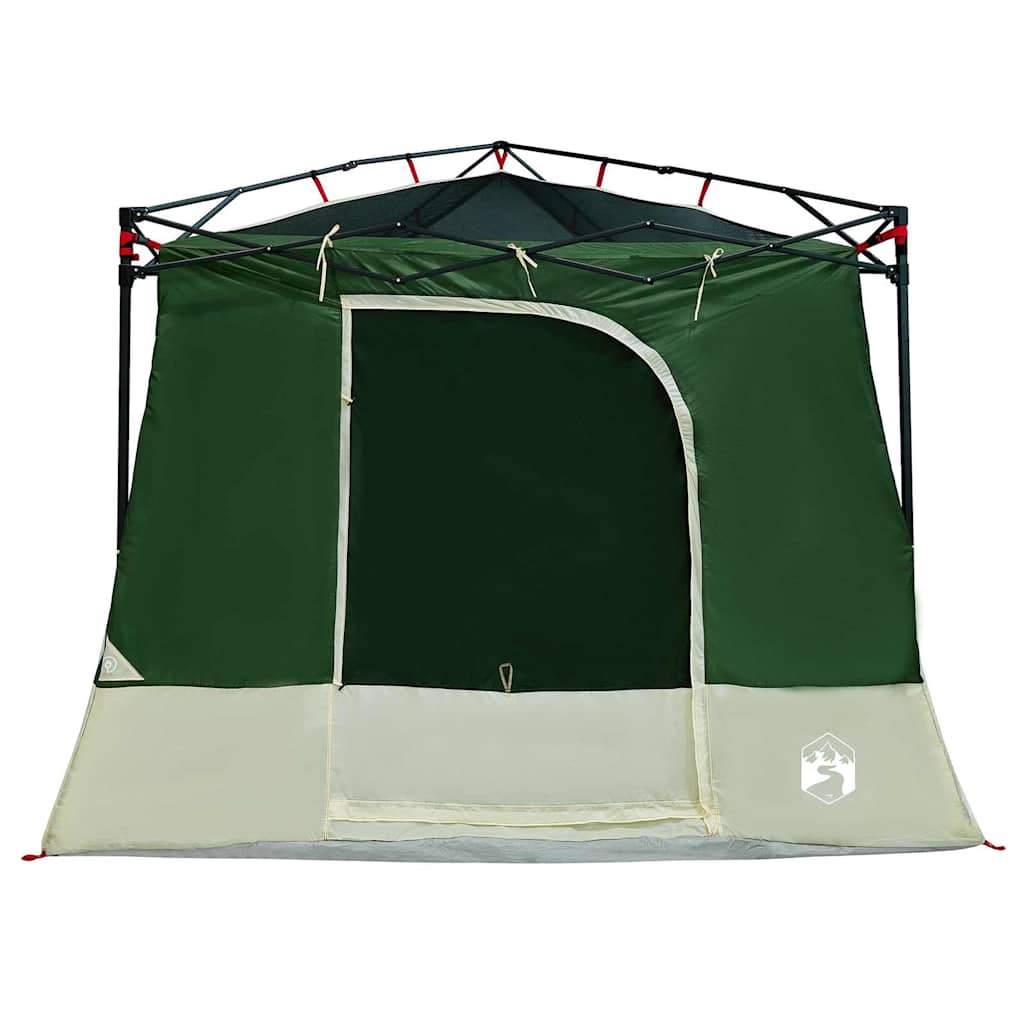 Binnentent met dak met opslag Groen 290 x 288 x 234 cm taft
