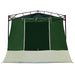Binnentent met dak met opslag Groen 290 x 288 x 234 cm taft