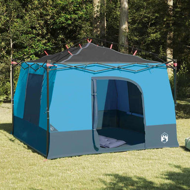 Binnentent met dak met opslag Blauw 290 x 288 x 234 cm taft