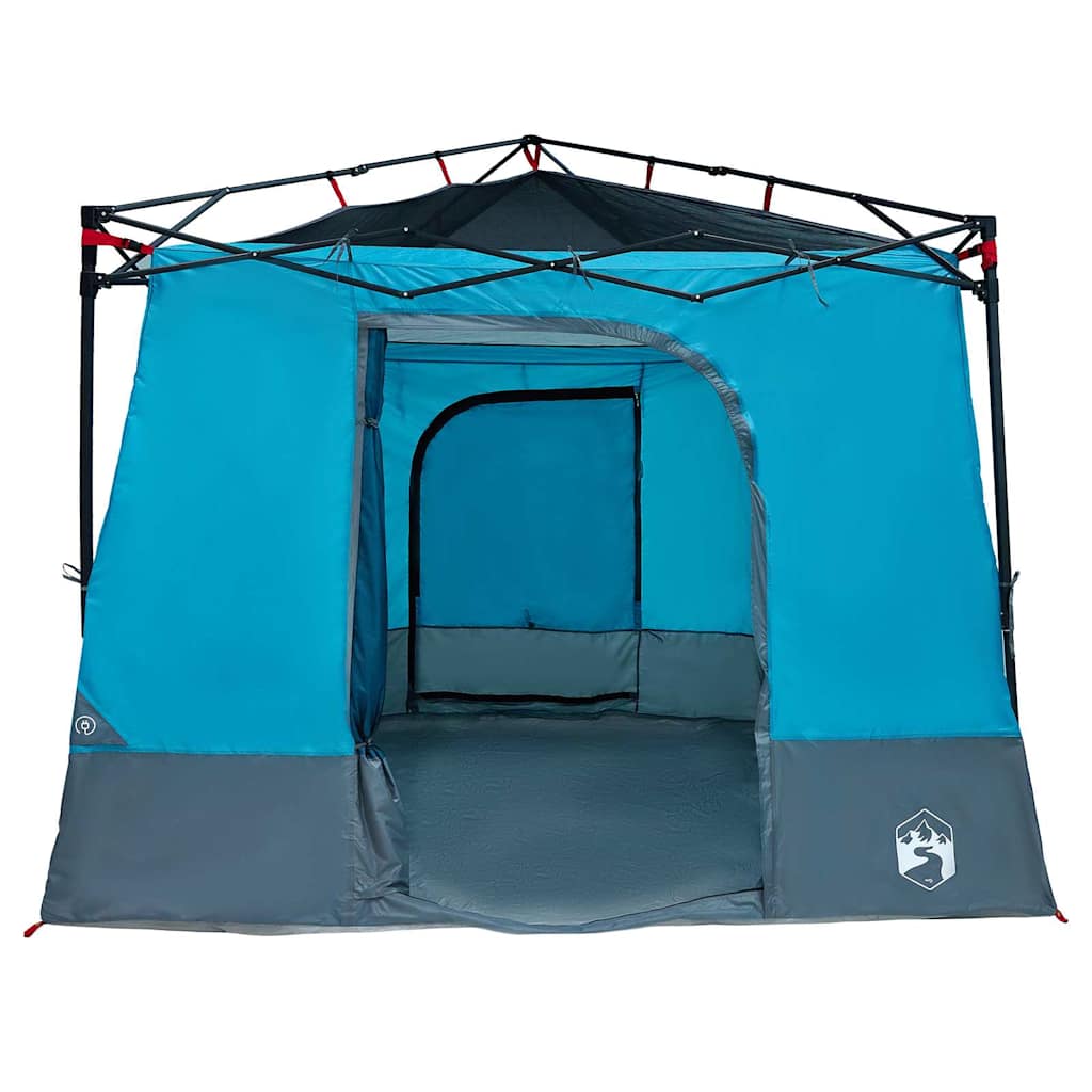 Binnentent met dak met opslag Blauw 290 x 288 x 234 cm taft