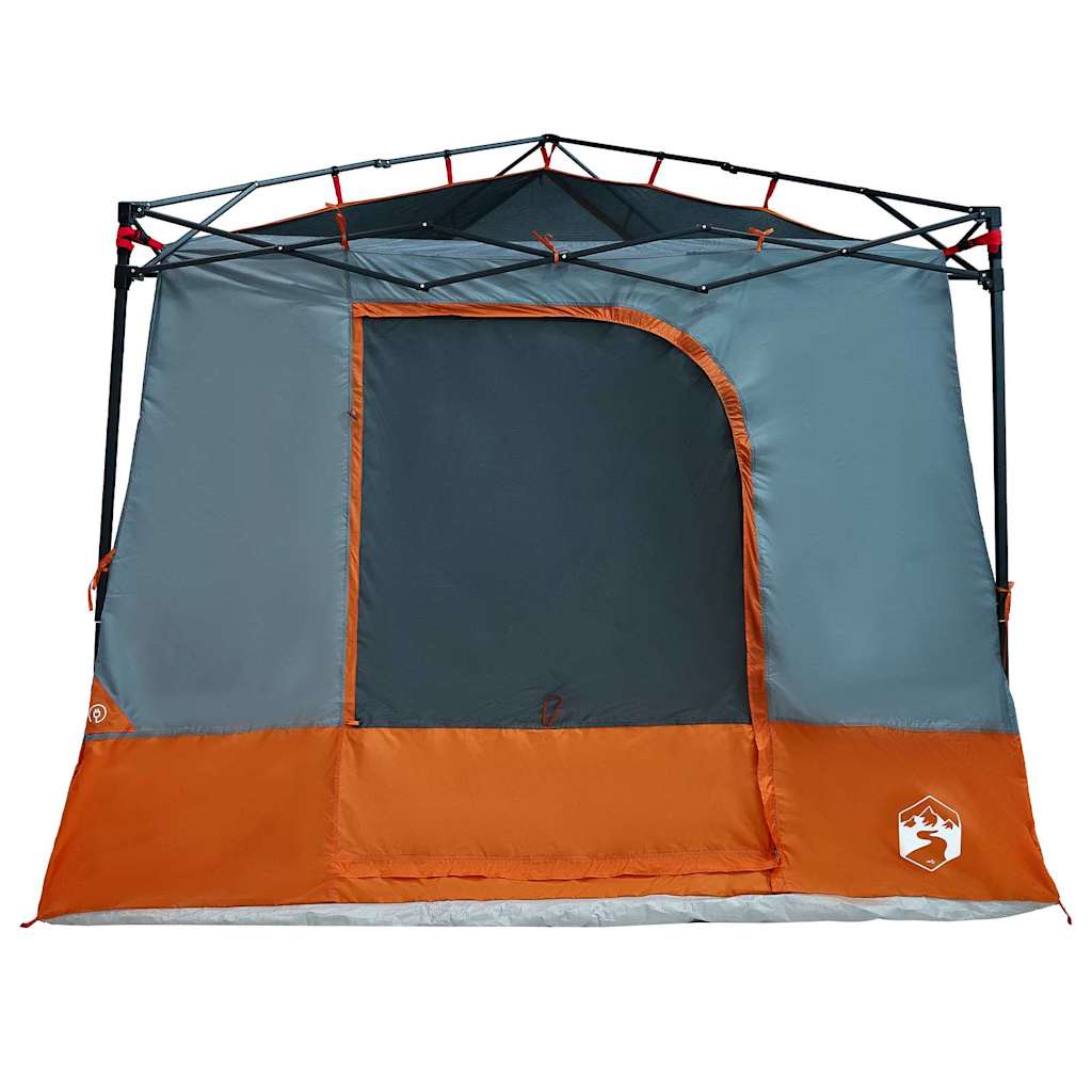 Binnentent met dak Grijs en Oranje 290 x 288 x 234 cm taft