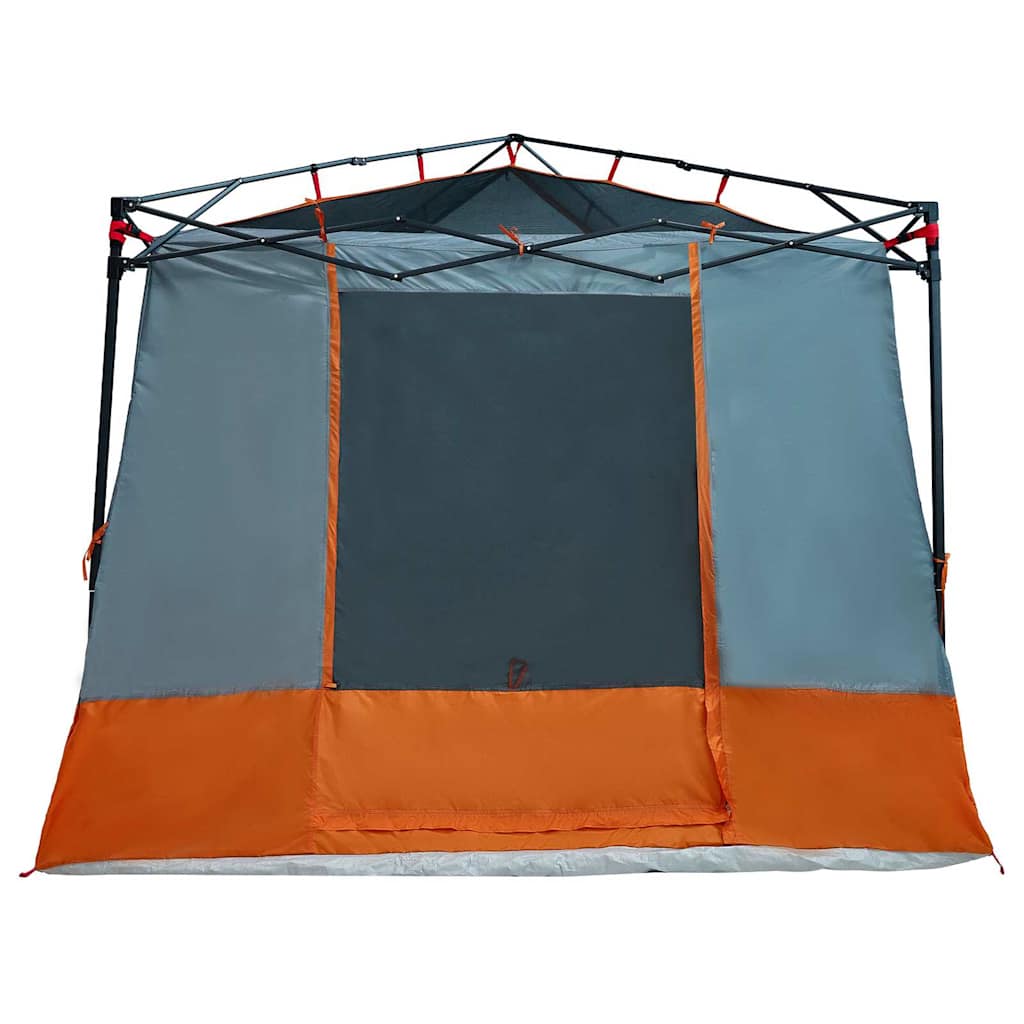 Binnentent met dak Grijs en Oranje 290 x 288 x 234 cm taft