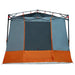 Binnentent met dak Grijs en Oranje 290 x 288 x 234 cm taft