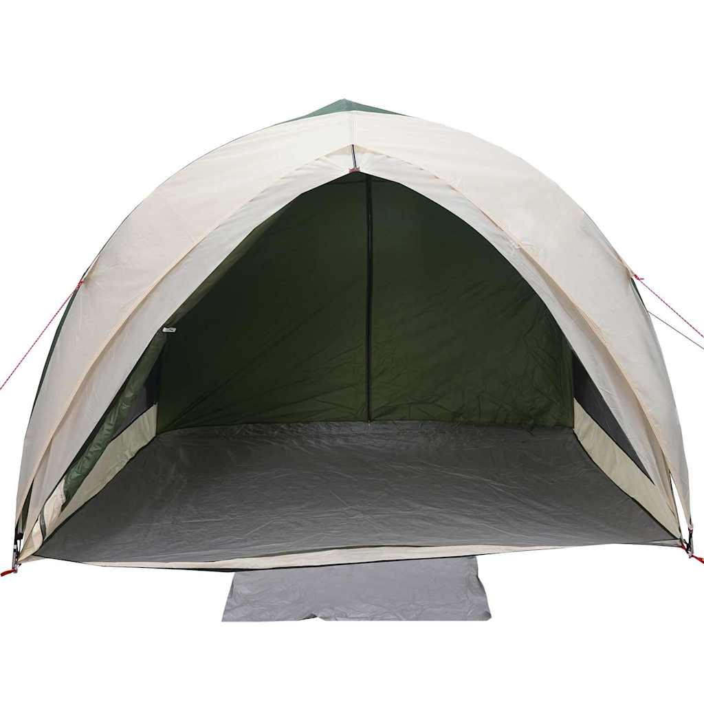 Tunnel tent met dak met opslag Groen 410 x 285 x 198 cm taft