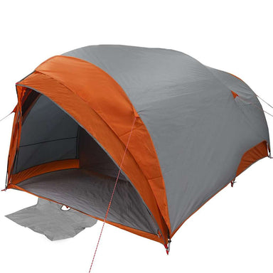 Tunnel tent met dak Grijs en Oranje 410 x 285 x 198 cm taft