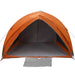 Tunnel tent met dak Grijs en Oranje 410 x 285 x 198 cm taft