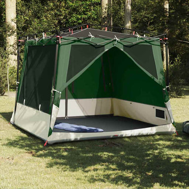 Binnentent met dak met opslag Groen 291 x 291 x 240 cm taft