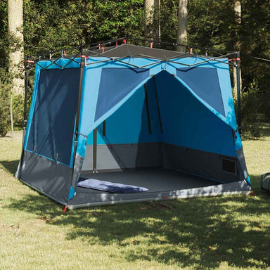 Binnentent met dak met opslag Blauw 291 x 291 x 240 cm taft
