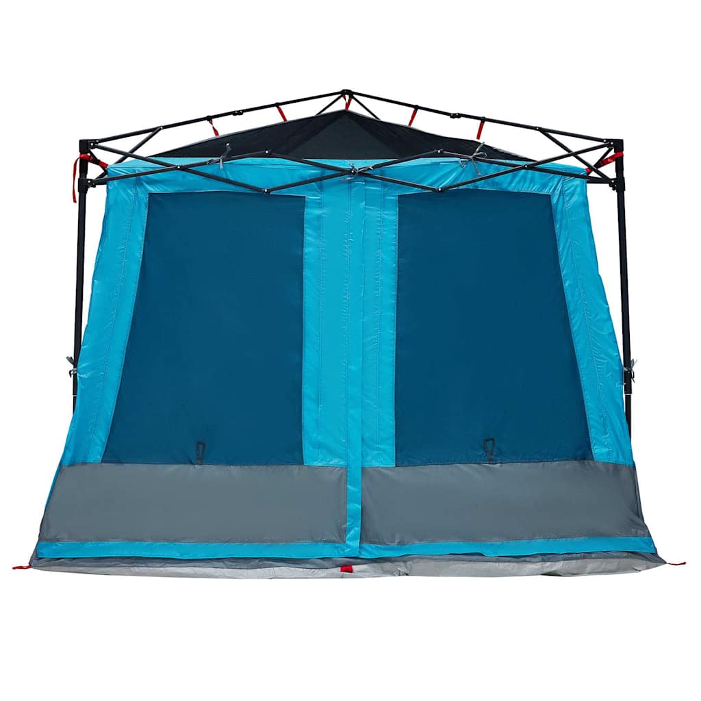 Binnentent met dak met opslag Blauw 291 x 291 x 240 cm taft