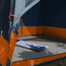 Binnentent met dak Grijs en Oranje 291 x 291 x 240 cm taft