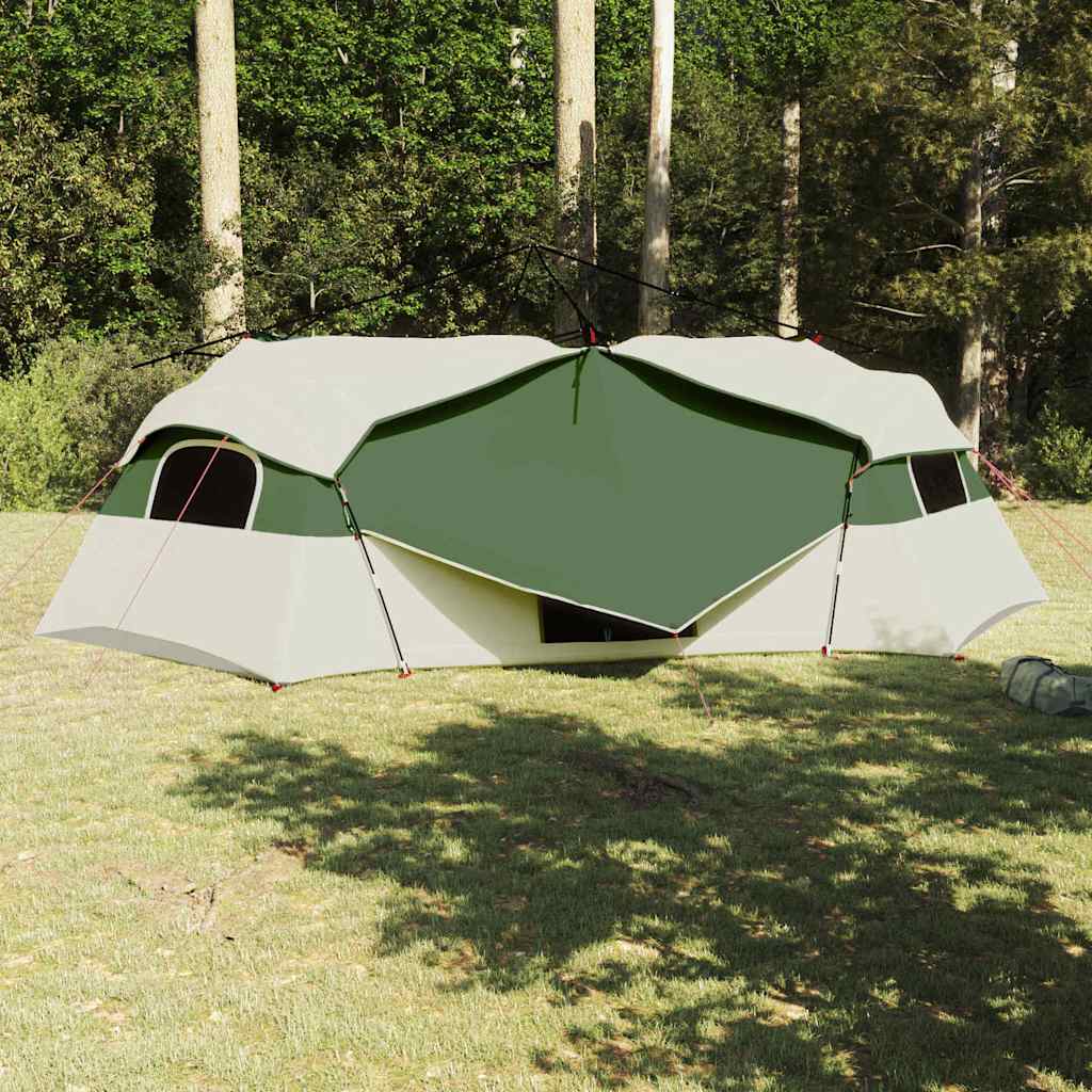 Binnentent met dak met opslag Groen 520 x 520 x 190 cm taft