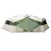 Binnentent met dak met opslag Groen 520 x 520 x 190 cm taft