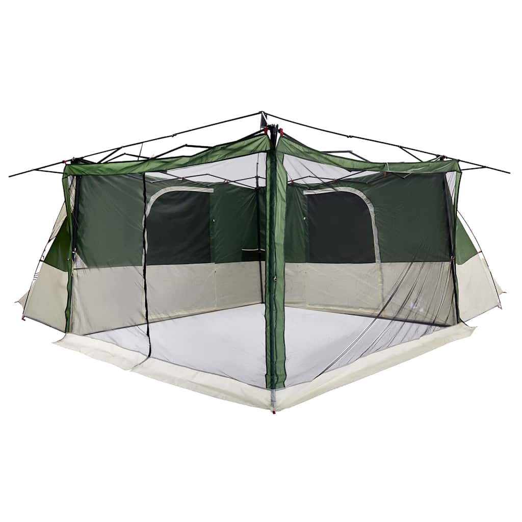 Binnentent met dak met opslag Groen 520 x 520 x 190 cm taft