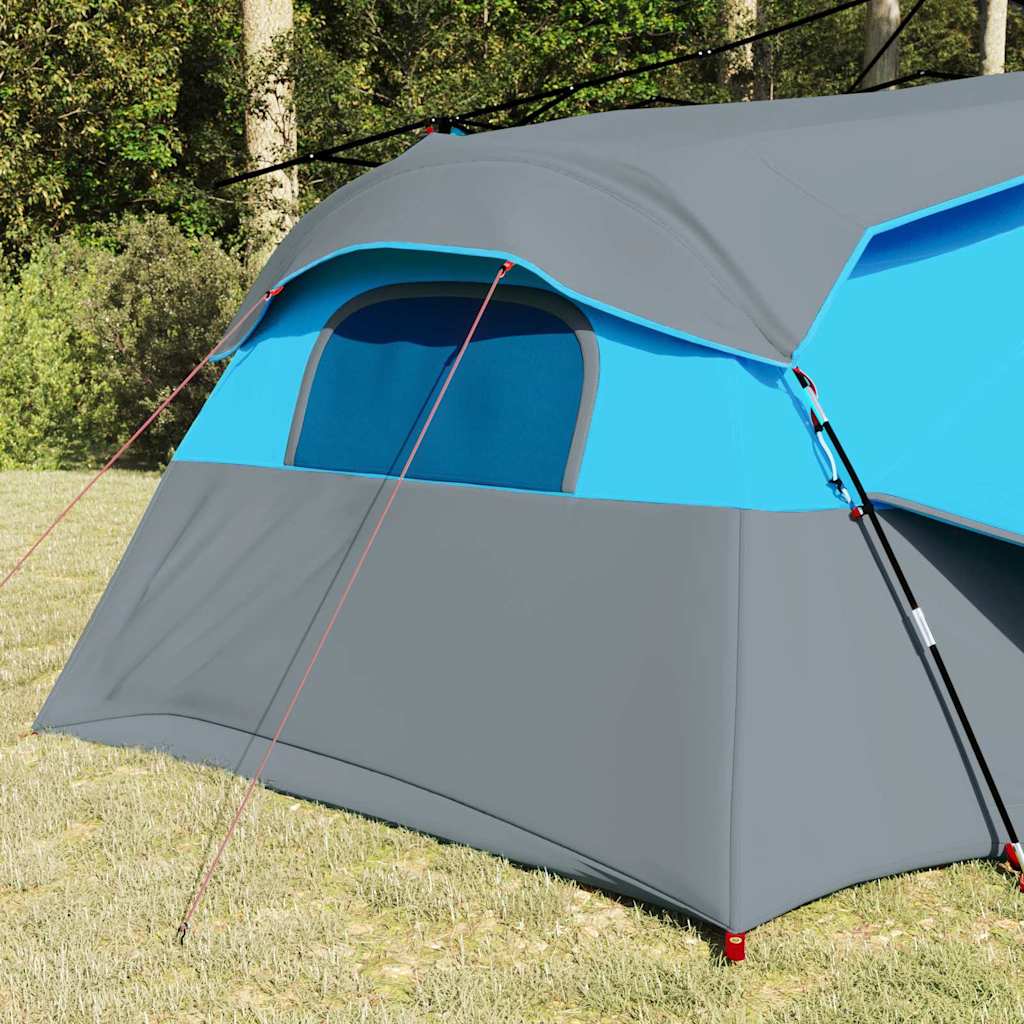 Binnentent met dak met opslag Blauw 520 x 520 x 190 cm taft