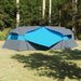 Binnentent met dak met opslag Blauw 520 x 520 x 190 cm taft