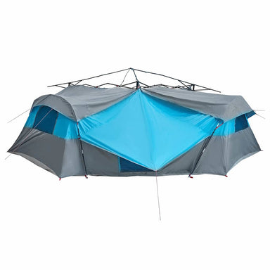 Binnentent met dak met opslag Blauw 520 x 520 x 190 cm taft